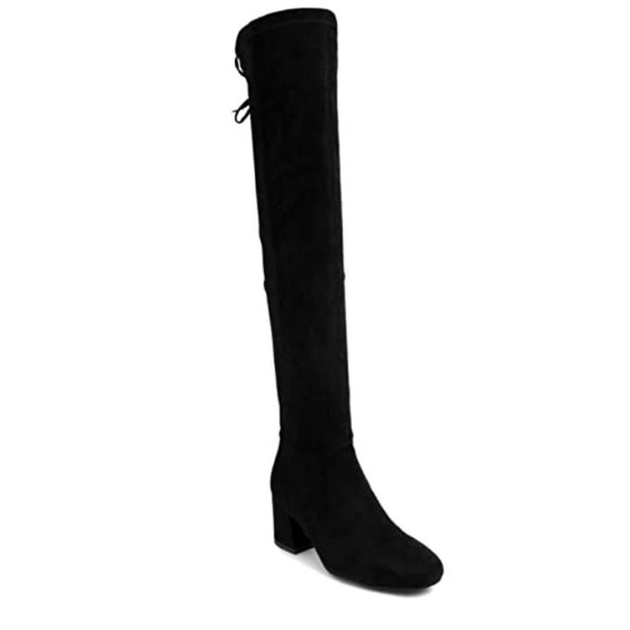 Sugar Shoes - Black Over the Knee Boots Sugar Ollie Size 9.5 New